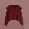 Zestaw jesienny styl damski wszechstronny sweter dzianin prosta sukienka moda dwuczęściowa ubrania w SWINTER 240124