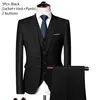 Men's Suits Men Wedding 2 Pieces Suit 3 Set Blazers Full Luxury Coat Pants Design Latest Vest Business 2024 Slim Fit Jacket Trousers