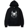 Herren Kapuzenpullover Street Fashion Spider Print Sweatshirt Fleece Hoodie Damen Casual Funny Loose Hoodie 240129