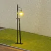 Garden Decorations Warm White LED Yard Lamp Posts For HO/OO Scale 4 Pcs With Resistors Perfect Nighttime Landscapes And Trains