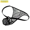 Underpants Ultra-thin Low Waist Men's Mesh Transparent Briefs Three-dimensional Large Bag Hip Sexy Underwear