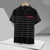 Primavera Verão Homem Designer Masculino Polos Camiseta Tees High-End Estilista Carta Algodão V Pescoço Homens Tops Tees Mulher Camisetas Casuais Roupas de Casal Tamanho Asiático S-4XL