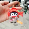 Klasyna Kawaii Penguin Plush Doll Faymed Toys Cartoon Cute Animal Toy Blakein Back Bag w zawieszki prezenty urodzinowe