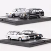 Mortal 1 64 S124 Diecast Alloy Model Car Silver / Gold Wheels Limited Edition 240131