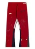 Herenbroeken Galerijen Depts Multi Panel Flar Laded Women Sports Losse High Street Casual Sweatpants Vintage broek QHFR