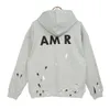 Zomer Amari Designer Dameshoodies voor heren Bedrukt Mode Heren HOODIE Katoen Casual Dames T-shirts Korte mouw Luxe A miris whites Hiphop Streetwear Oversized