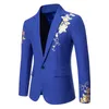 Men Business Social Handlak czarny biały królewski niebieski moda męska PROM PROM PRYCJA ROSE ROSE Blazers Blazers Coats 240201