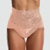 Culotte femme taille haute sous-vêtements en dentelle slips femme sexy sans couture fleur respirant confortable grande taille sous-pantalon pour dame