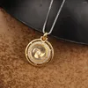 Hanger kettingen aankomst roteerbare windmolen ketting kubieke zirkonia black gouden zilveren kleur kristallen sieraden vrouwen mannen