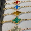 Lyxig lyxarmband Van Clover Armband för män Armband Designer för kvinnor Armband Designer smycken Bangle Mens Armband Diamond BR