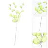 Flores decorativas 50pcs DIY acrílico talão flor ramo haste