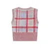 Designer Viviane Westwood Viviennewestwood Sweat à capuche l'impératrice douairière de l'Ouest Saturn Love Plaid tissé sac tricoté pull gilet