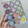 Shellwe Makeup Stray Birds Collectiodn Pressed Multichrome Flake Paleta de sombras transparentes Duochrome 240123