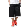Men's Shorts Summer Fashion Sportwear Men Casual Loose Baggy Straight Boardshorts Elastic Waist Clothes