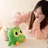 Kawaii Green Duolingo Owl Plush Toy Duo Plushie of Duo The Owl Cartoon Anime Doll Soft Stuffed Animal Children Birthday Present 240202