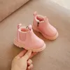 Stivali da neve vintage per bambini Nero Bianco Rosa Stivali con plateau in pelliccia per bambini per ragazze Scarpe da bambino per bambini per bambini Tenere al caldo 0231 240129