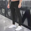 Pantaloni da uomo Pantaloni sportivi in cotone da uomo Pantaloni lunghi da palestra Pantaloni da jogging Allenamento casual Fitness Uomo da corsa Tasca con cerniera sottile