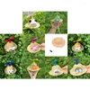 Dog Apparel Small Pet Straw Sun Hat Lovely Costume Sun-shade Bucket Cap Supply