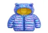 2020 New Kids Boys Girls Winter Coat Light Kids Jacket Hooded Solid Cotton Jacket