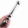 Long Stainless Steel Anal Plug Metal Double Head Dildo G Spot Wand Butt Prostate Massager Vaginal Stimulation Sex Toys 240202