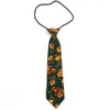 Bow Ties 6cm Floral Lazy-Tie Rubber Band slips för kvinnor college flickor skjorta enhetliga halskläder koreansk stil smal knut gratis liten liten