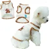 Abbigliamento per cani Felpe con cappuccio orso Gilet per cani di piccola taglia Felpa bianca Cappotto senza maniche per cucciolo e gatto Un bassotto XS