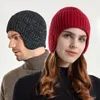Berets Women Men Winter Solid Colltting Heat Controwing Amer Brimless Beanie Beanie Condroof Shicened Shicened Shicened