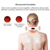 Massagegerät zur Linderung von Nacken- und Rückenschmerzen, Tens-EMS-Muskelstimulation, Nackenmassagegerät, elektrische Körperentspannungsbehandlung 240202
