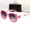 여성 남성용 디자이너 선글라스 삼각 안경 UV 보호 패션 선글라스 편지 캐주얼 레트로 안경 금속 풀 프레임 상자 7575