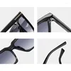 Sonnenbrille Große Rahmen Quadrat Frauen Dekorative Reis Nagel Mode Sonnenbrille Männer Im Freien Fahren Brillen UV400 Oculos De Sol