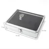 Useful Aluminium Watches Box 12 Grid Slots Jewelry Watches Display Storage Box Square Case Suede Inside Rectangle Watch Holder 240129