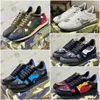 Schoenen Luxe Heren Dames Vrijetijdsschoenen Rockrunnner Herensneaker Designer Leer en Mesh Stof Casual Sportschoenen Modieus Outdoorschoenen