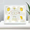 DIY Gips Mold 3D Hand Foot Print för Baby Souvenir Casting Kit Couples Wedding Holding Home Decor 240125