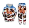 Nieuwe Mannen/Dames Bud Spencer Terence Hill Grappige 3D Print Mode Trainingspakken Hip Hop Broek + Hoodies Trainingspak sets RA73