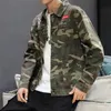 Jaqueta jeans camuflada masculina, jaqueta casual militar confortável com vários bolsos, casaco fino do exército, piloto de combate, jaqueta de carga 240122