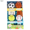 Fourchettes 8 pièces pour enfants Snack gâteau Dessert Bento boîte décor fête essentiels mignon Sport Style fourchette pics Mini dessin animé cure-dents