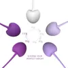 5pcsset Safe Silicone Kegel träning Geisha Ball Ben Wa Vagina Draw Trainer Massage Sex Toys Vaginal Balls Purple 240202