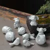 Tea Pets Ornamenti per animali domestici in ceramica Statua di animali Figurine Boutique Casa Cerimonia Decorazione Accessori Artigianato