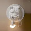 Wandlampen Europese stijl Woonkamer Eetkamer Studeerkamer Individuele creatieve ontwerper Dierenkoplamp