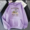 Zewnętrzne banki Pogue Life Graphic Hoy Autumnwinter Hoodies Kobiety moda estetyczna bluzy kobiece Kpop Style streetwear 240131