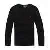 Przystojny i wykwintna męska designerska polo wełniana koszula Ralph ciepła haftowana pullover Slim Fit Jumper Wysoka jakość bawełniana bluza