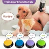 4PC Voice Recording Button Pet Toys Dog Buttons For Communication Pet Training Buzzer Recordble Talking Button Intelligence Toy 240125