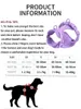 Dog Harness and Leash Set No Pull Vest PVC Waterproof Collar for Small Medium Large Dogs 240131