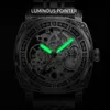 Relogios Masculino Glena Herrenuhren Top-marke Luxus Persönliche Carving Uhr Herren Edelstahl Wasserdichte Uhr Montre Homm 240123
