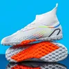 Football Boots Professional Men's Soccer Shoes High Ankle Sports Footwear FG/TF Kids Soccer Cleats Krampon Outdoor Sneakers 240129