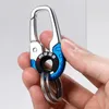 Nyckelringar 3st Rostfritt stål kreativt nyckelhållare bil Keychain Keyring Men Chain Camping Climbing Connect Buckle Auto Accessories