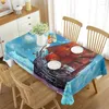 Table Cloth Pirate Ship Tablecloth Rectangular Stormy Navigation Theme Decor For Living Room Dining Kitchen Party