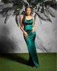 Dark Green Bridesmaid Dress Formal Party Gowns Wedding Guest Dress