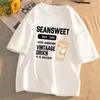 T-shirts pour hommes T-shirt surdimensionné respirant Y2k Tops Vêtements en coton Lâche Casual Streetwear Manches courtes Harajuku Tee Kpop Shirt