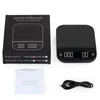 Measuring Tools Smart Coffee Scale With Timer Kitchen Scales USB Charging Hand Electronic Household